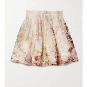 Zimermann Floral Skirt